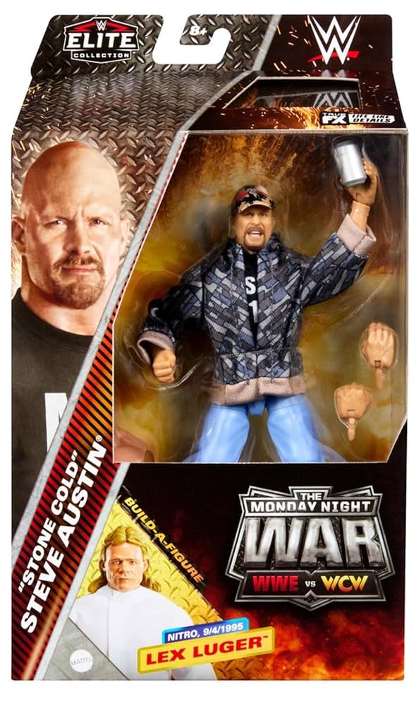 激レア WWE Stone Cold Steve Austin Figure Amazon.com: Mattel WWE “Stone Cold” Steve Austin Action